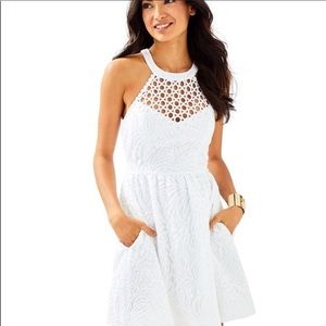 NWT Lilly Pulitzer Kinley Dress Tropical Fruit Lace